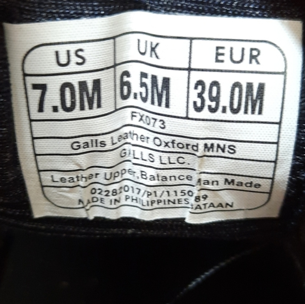 Galls Leather Oxford - Picture 5 of 7